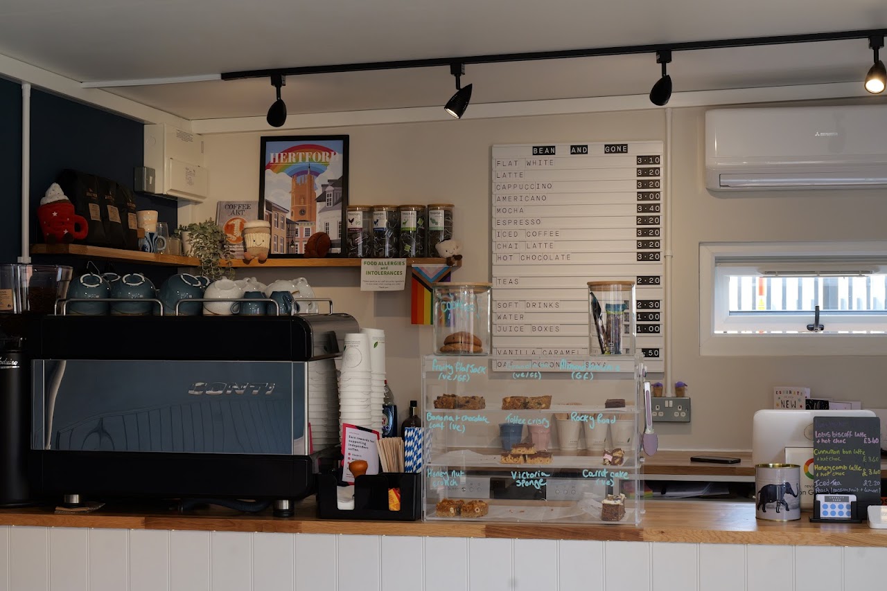 Bean & Gone Coffee Herts interior
