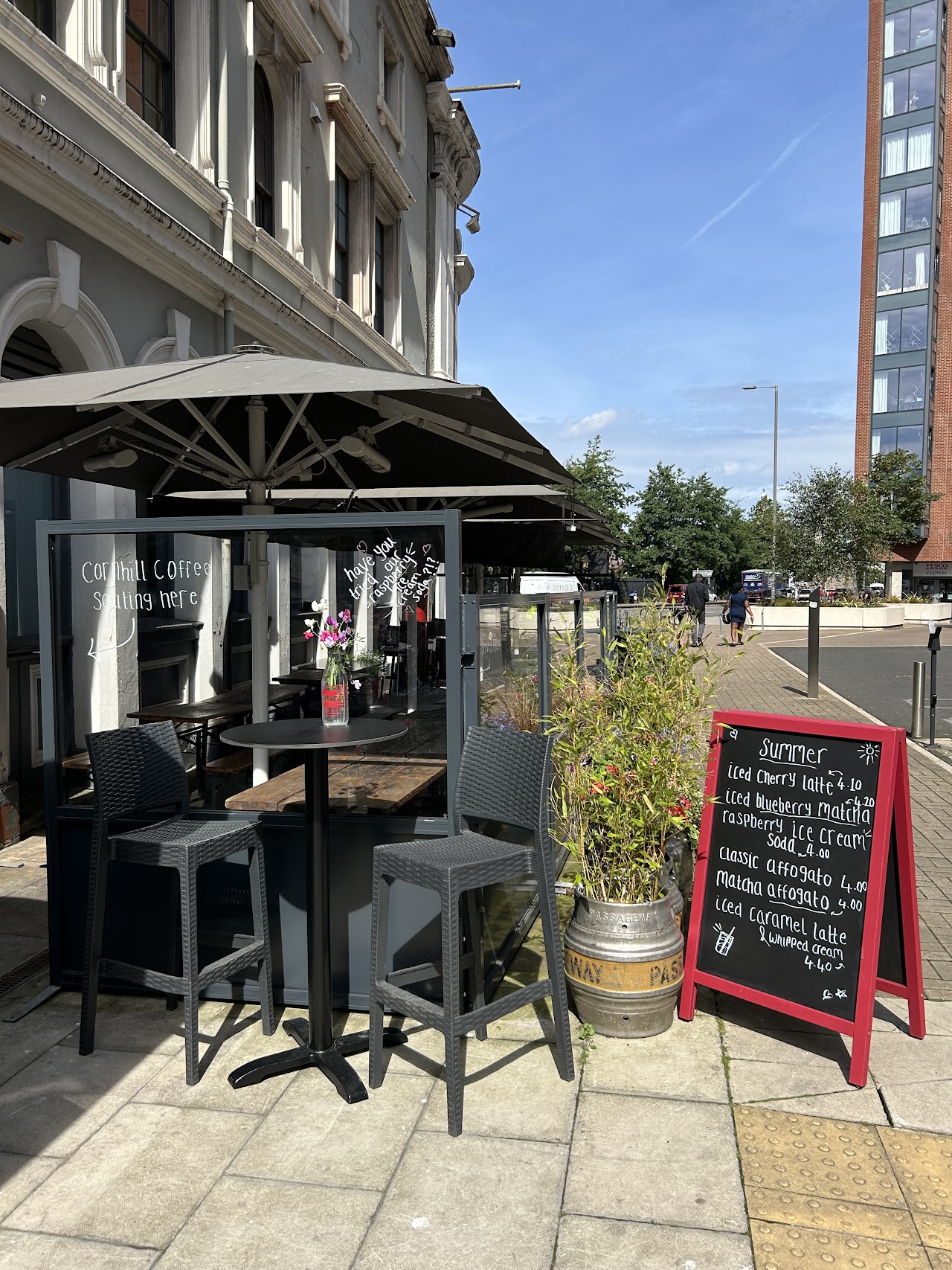 Cornhill Coffee Van interior