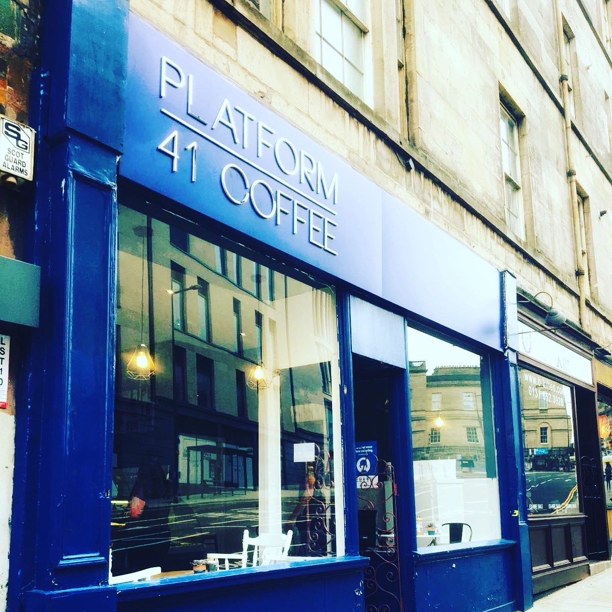 Platform 41 Coffee interior