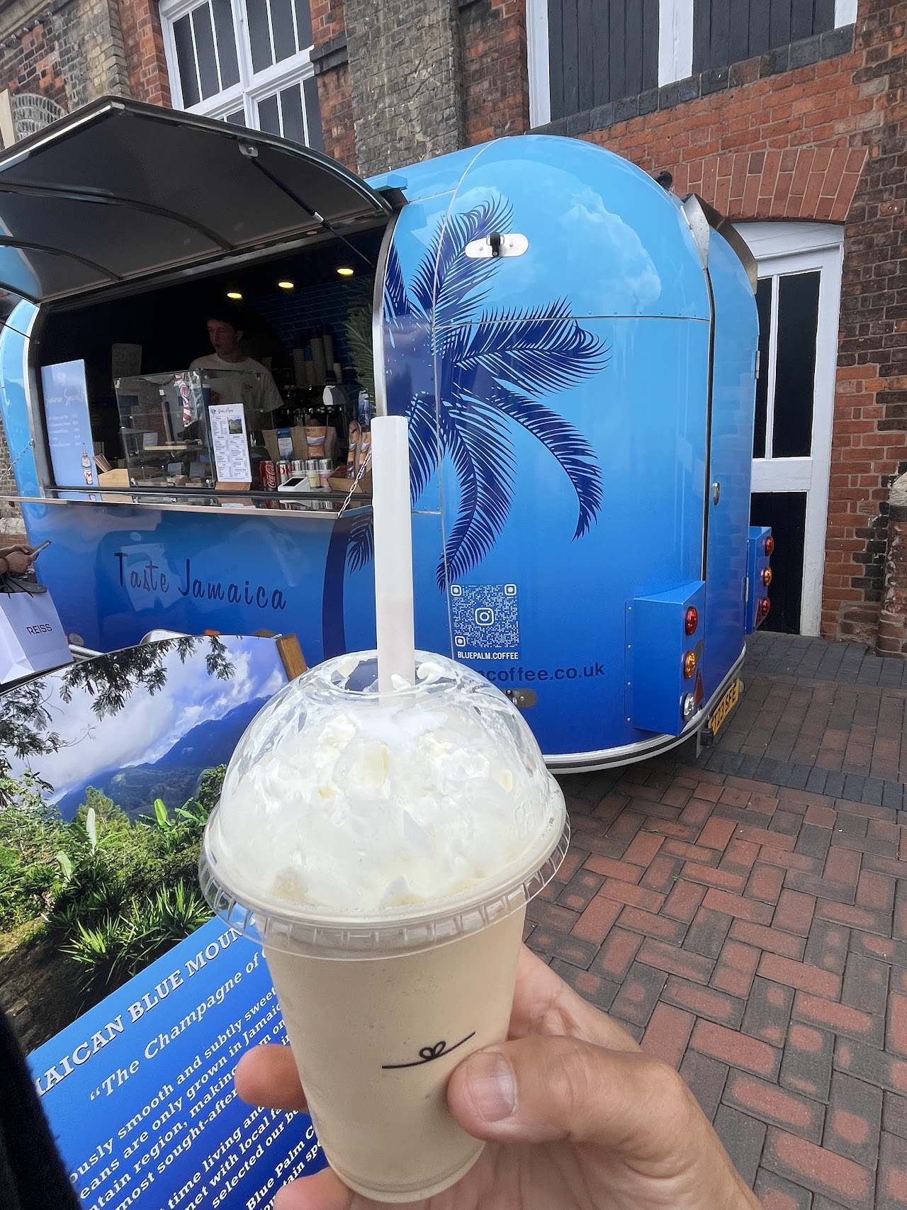 Blue Palm Coffee interior