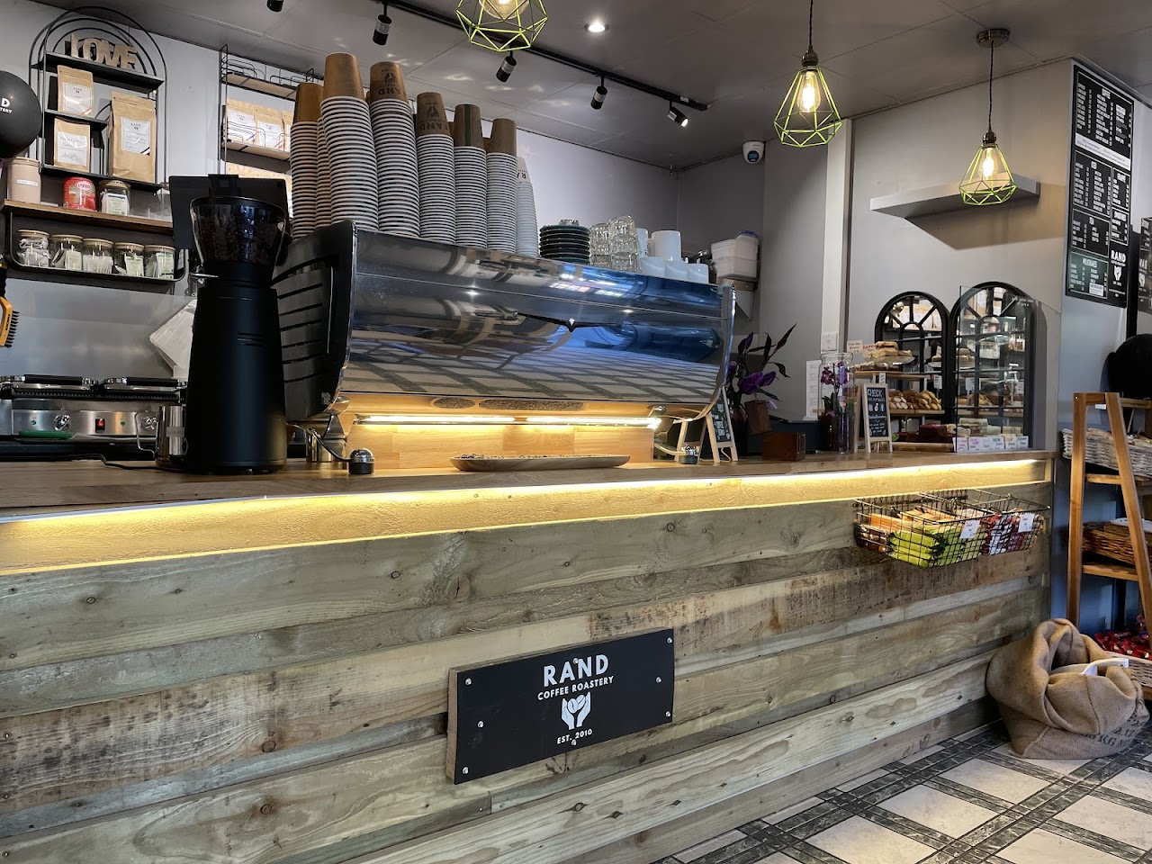 Rand Coffee Roastery interior