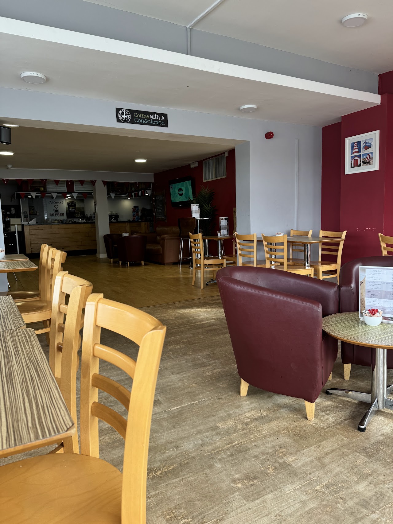 Be Free Coffee House interior