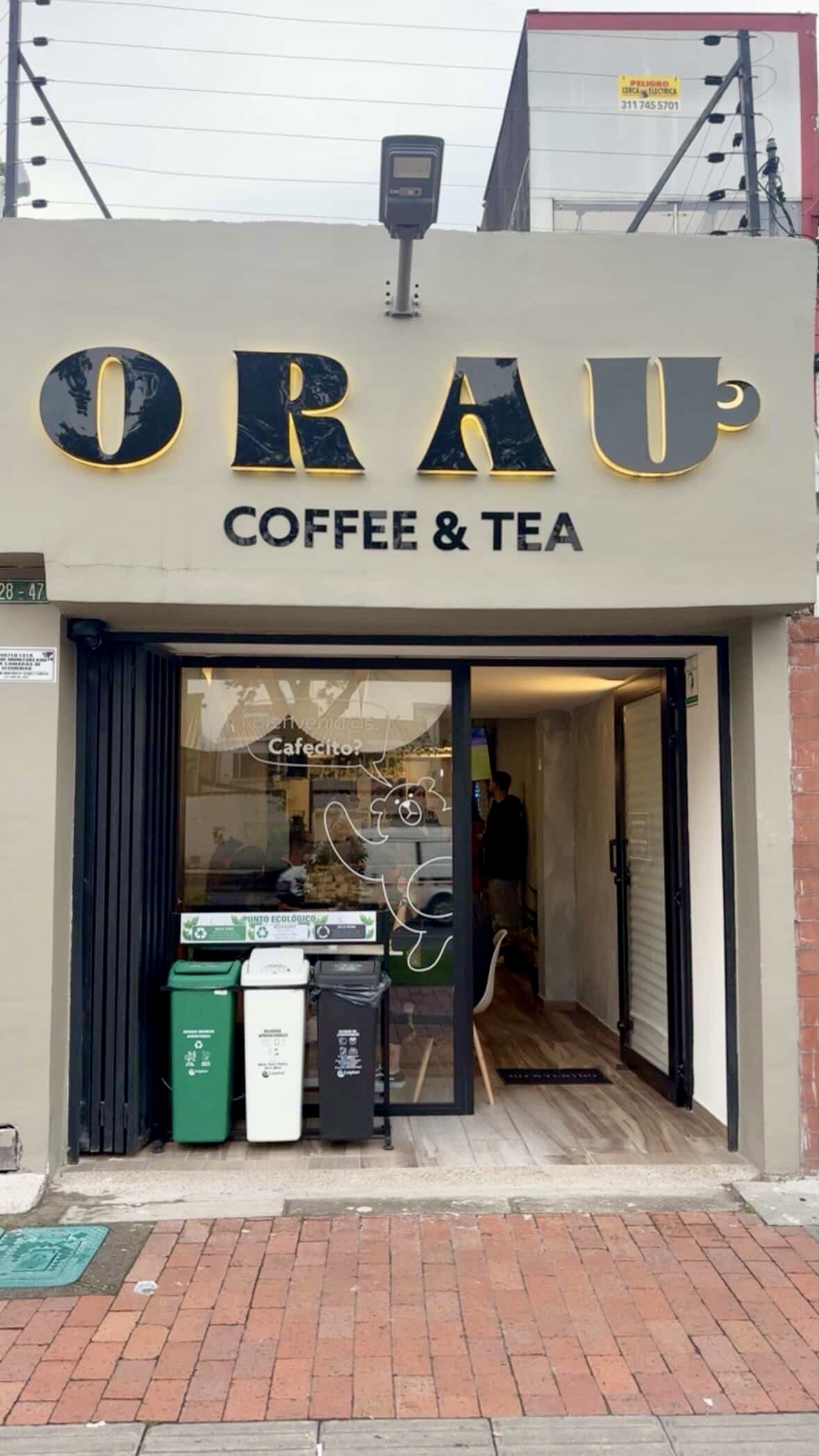 ORAU Coffee & Tea interior