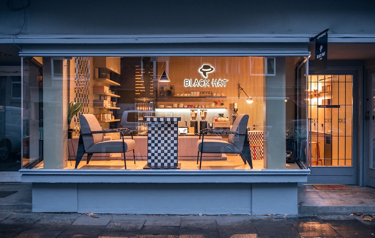 Black Hat Coffee - Specialty Espresso Bar interior