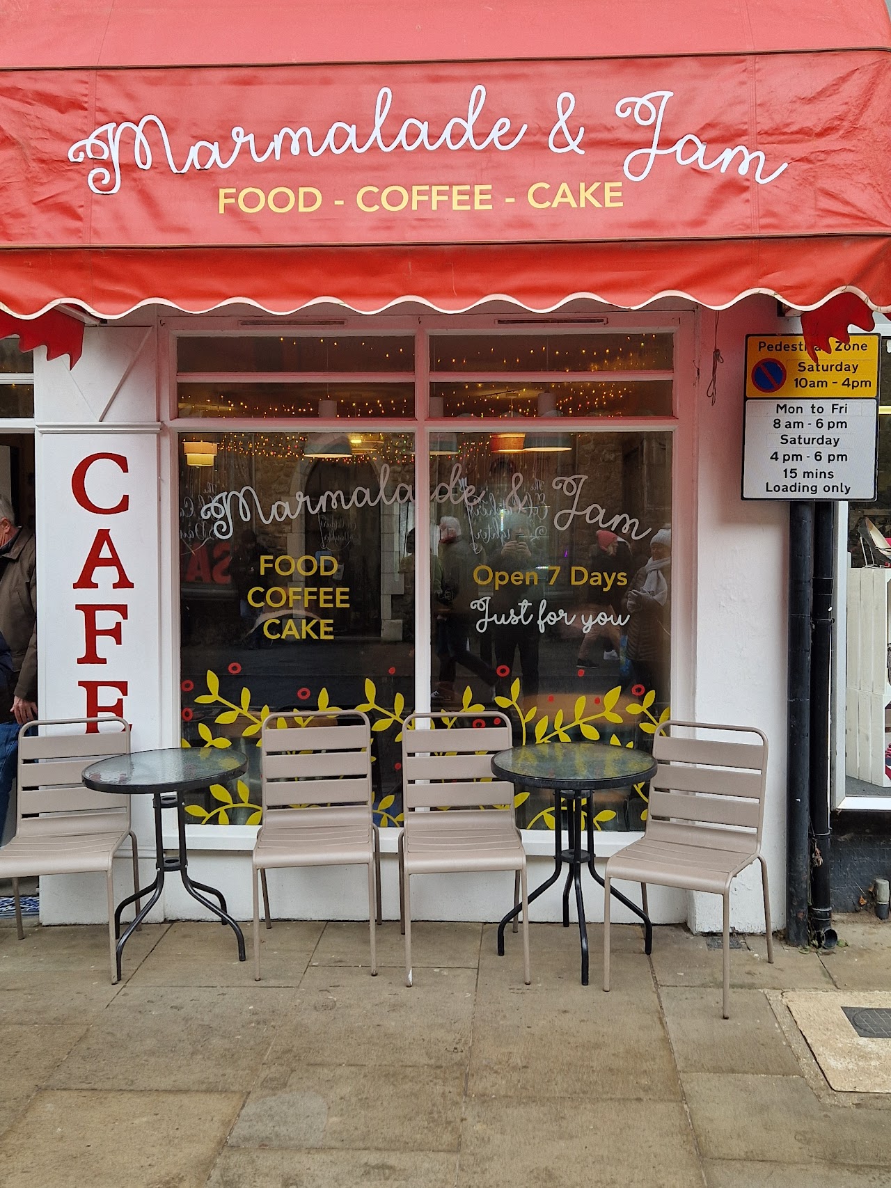 Marmalade & Jam Food Coffee Cake interior