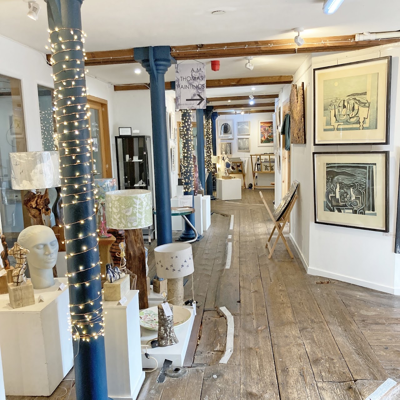 The Gallery Cafe Fisherton Mill interior