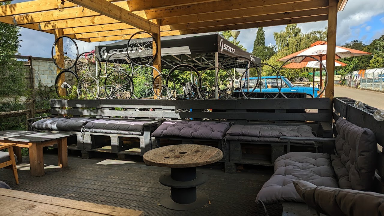 The Old Clunker Café interior
