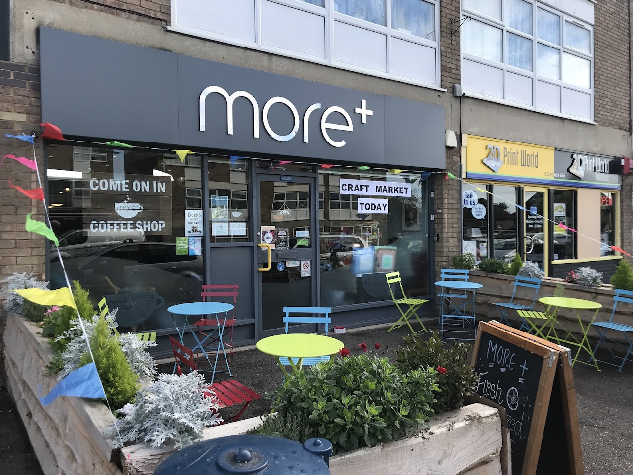 More+ Cafe - Coffee, Tea & Homemade Cakes interior