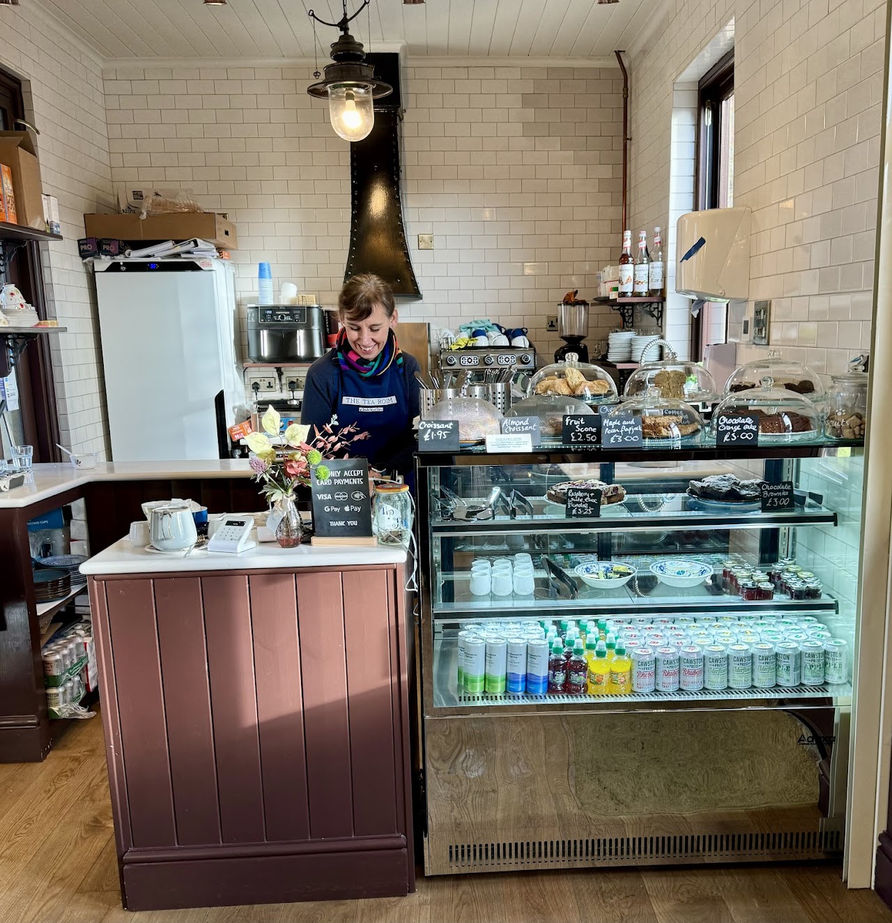The Tea Room at Bricket Wood Station interior