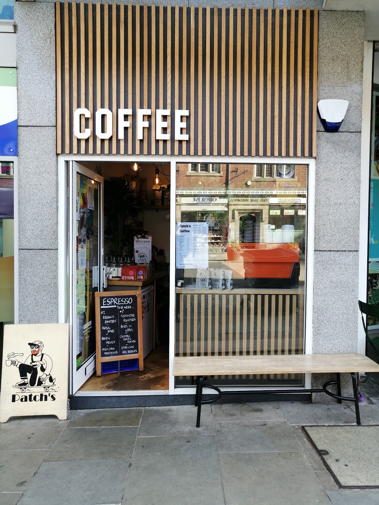 Patch's Coffee interior